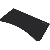 AROZZI Arena, Sort, Monokromatisk, Mikrofiber, Antiskliunderlag, Musematte til gaming