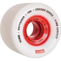 Globe Softsider Cruiser 65mm Wheels hvit