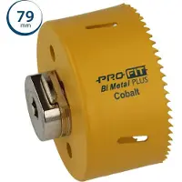 Wareco ProFit bimetal Plus hulsav med adapter, rustfri og metal, 79 mm