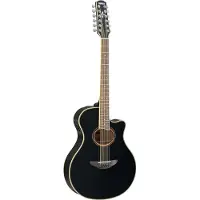 Yamaha APX700II 12-strengs elektroakustisk gitar (svart)