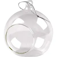Creativ Company Glasskule med hull, dia. 8 cm, 6 stk./ 1 pk.