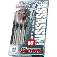 Harrows ASSASSIN dartpiler med stålspiss 80 % 23 g, 3-pk