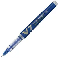 Pilot Pen Rollerpenne, PILOT Hi-Tecpoint V7, genopfyldelig, 0,7 mm, blå, pakke a 10 stk
