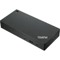 Lenovo ThinkPad Universal USB-C Dock - Dockingstasjon - USB-C - HDMI, 2 x DP - GigE - 90 Watt - Sort