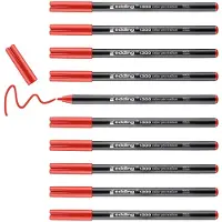 Edding 1300 - Fibertuppenn - rød - vannbasert blekk - 3 mm