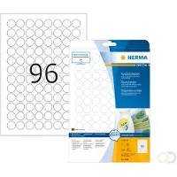 Herma Removable labels A4 Ø 20 mm white Movables technology