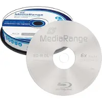 MediaRange - 10 x BD-R DL - 50 GB 6x - spindel