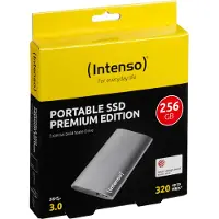 Intenso - Premium Edition - SSD - 256 GB - ekstern (bærbar) - 1.8 - USB 3.0 - antrasitt