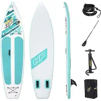 Bestway 65347, Surfebrett (SUP), Flerfarget, 110 kg, Full farge boks, ATTENTION!NO PROTECTION AGAINST DROWNING! SWIMMERS ONLY!, 3200 mm