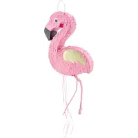 Party Deco PartyDeco PIN8, Standard pinata, Hunkjønn, Sort, Rosa, Hvit, Flamingo, 250 mm, 80 mm