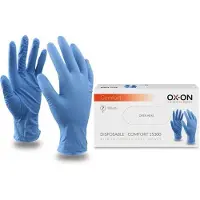 OX-ON Engangshandske Comfort 15300 blå str. 9