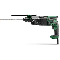HiKOKI DH28PECWSZ, SDS Plus, Sort, Grønn, Børsteløs motor, 2,8 cm, 4300 RPM, 950 RPM