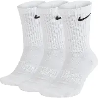 Nike Everyday Cush Crew 3P Socks hvit