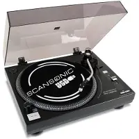 Scansonic USB100 - Platespiller Svart