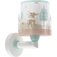 DALBER vegglampe for barn Loving Deer, hjortmotiv, støpsel