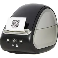 Dymo LabelWriter 550 Turbo - Etikettskriver - direktetermisk - Rull (6,2 cm) - 300 dpi - inntil 90 etiketter/min - USB 2.0, LAN