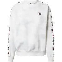 Champion Fashion Collegegenser - Hvit/Grå m. Logo - - 18-20 år - Collegegenser
