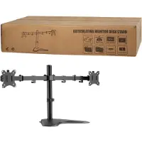 Logilink Dual monitor stand 17-32" steel arm length: each 390 mm