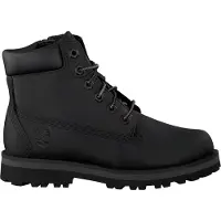 Timberland unisex for kids. TB0A28UD0011 Leather lace-up boots Courma Kid black (26), Flat, Laces, Casual, Sustainable, children's fashion