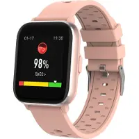 Denver SW-164 - Rosa - smartklokke med bånd - display 1.4 - Bluetooth - 141 g