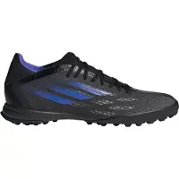 Adidas Fotballsko - X Speedflow 3 - Svart/Blå - - 43 1/3 - Fotballsko – Grus