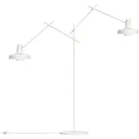 Grupa Products Arigato gulvlampe, to lyskilder, hvit