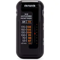 Aiwa R-22bk Lomme Analog Radio