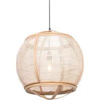 QAZQA Oriental Hengelampe Brun 50 cm - Pascal