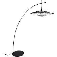 Forestier Carpa gulvlampe, svart, høyde 200 cm