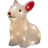 Konstsmide LED-lysfigur kaniner, batteridrift