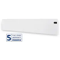 Adax Neo Skirting Electric radiator 1200W 230V 200x1450x80 mm White