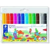 Staedtler Fibre-tip Jumbo Noris 12pcs wallet