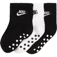 Nike Sokker - Core Futura Gripper - 3-pack - Svart/Hvit - - 15 - Sokker