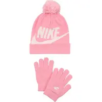Nike Kids Lue/Hansker - Strikk - Rosa m. Hvit - - 4-7 år (104-122) - Lue