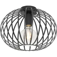 QAZQA Design taklampe sort 30 cm - Johanna