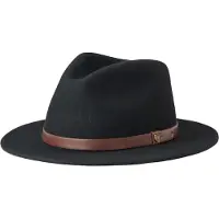 Brixton Messer Fedora Hatt svart