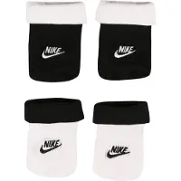 Nike Barnetøfler - Futura - 2-pack - Svart/Hvit - - 0-6 md - Barnetøfler