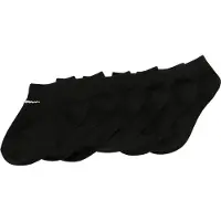 Nike Sokker - Basic Lav - 6-pack - Svart - - 23,5/27 - Sokker