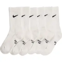 Nike Sokker - Polstret - Dri-Fit - 6-pack - Hvit - - 27/35 - Sokker