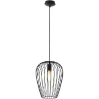 Beacon Lighting Beacon pendellampe Callam Ø 27,5 cm, svart, metall