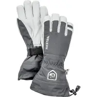 Hestra Army Leather Heli Ski, Skihansker, Grey