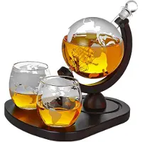 Mikamax Deluxe Globe Decanter Set