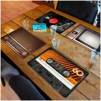 Mikamax Retro Placemats Drikkebrikke
