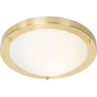 QAZQA Moderne taklampe gull 31 cm IP44 - Yuma