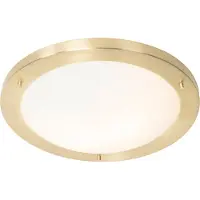 QAZQA Moderne taklampe gull 41 cm IP44 - Yuma