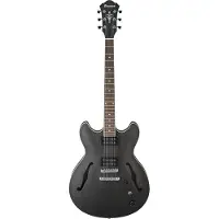 Ibanez AS53 Artcore Transparent Black Flat
