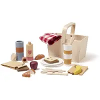 Kids Concept Lekemat - Pikniksett - Tre - - OneSize - Lekemat