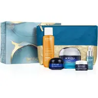 Biotherm SET (BLUE THERAPY ACCELERATED CREAM 50ML+LIFE PLANKTON ELIXIR 7ML+BIOSOURCE TOTAL RENEW OIL 30ML+BT EYE 5ML+BT NIGHT 15ML+BAG)