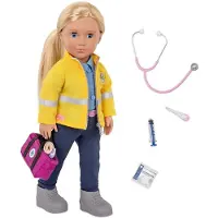 Our Generation Dukke - 46 cm - Kaylin - Ambulansesjåfør - - OneSize - Dukke