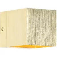 QAZQA Moderne vegglampe gull - Transfer